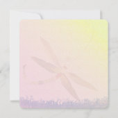 トンボの夫婦 25周年記念結婚式 招待状 (裏面)