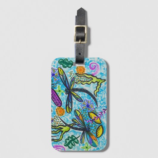 トンボの幻想 ラゲッジタグ (正面縦)