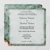 トンボの庭での結婚式 招待状 (正面/裏面)