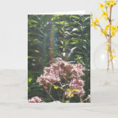 トンボの悔やみや弔慰カード カード (黄色い花)