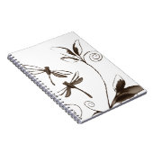 トンボの抽象芸術 ノートブック (右側)