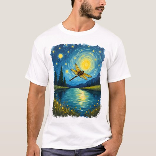 トンボの星空（2） Tシャツ (正面)