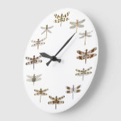 トンボの時計 ラージ壁時計 (傾斜)