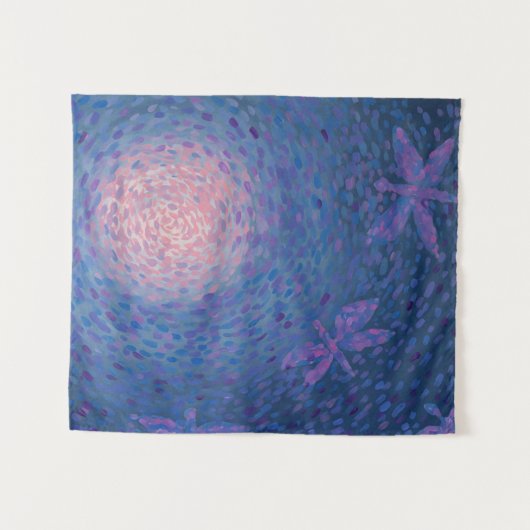 トンボの月 タペストリー (正面(横))