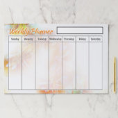 トンボの毎週のプランナーシート ペーパーパッド (インサイチュ)