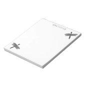 トンボの水彩感謝 ノートパッド (回転)