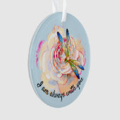 トンボの水彩画 オーナメント (正面)