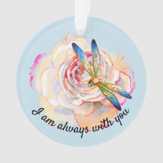 トンボの水彩画 オーナメント