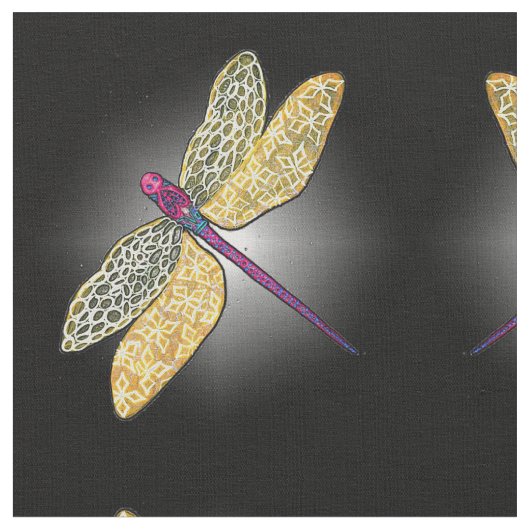 トンボの生地 ファブリック (クローズアップ)