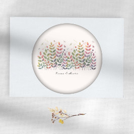 トンボの秋の庭結婚園 ラウンドシール