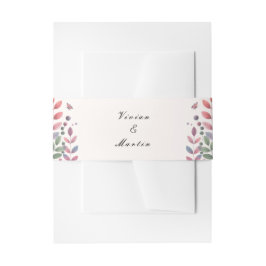 トンボの秋の庭結婚園 招待状ベリーバンド