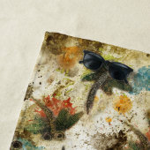 トンボの素朴なしぶきのビーチタオル ビーチタオル (インサイチュ)