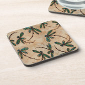 トンボの素朴なクリーム コースター (左側)