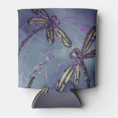 トンボの紫の夜の飛翔 缶クーラー (正面)