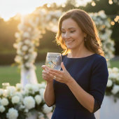 トンボの結婚式、カスタム ステムなしワイングラス