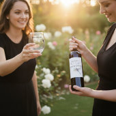 トンボの結婚式　セーブ・ザ・デート・ステッカー ワインラベル