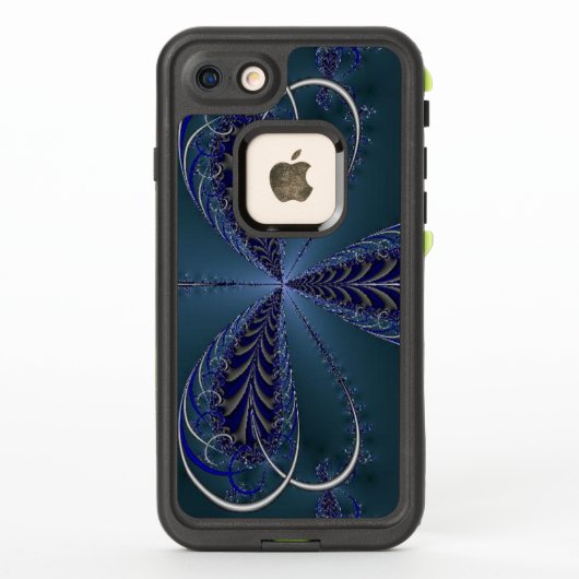 トンボの翼の抽象芸術 LifeProof iPhoneケース (裏面)