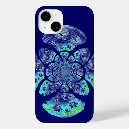 トンボの花スイレン Case-Mate iPhoneケース (裏面)