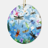 トンボの芸術のノラのkelsey セラミックオーナメント (左)