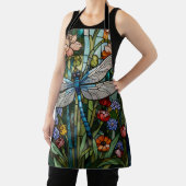 トンボの芸術ボホフローラ植物染色ガラス エプロン (インサイチュ)