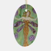 トンボの芸術賢い セラミックオーナメント (右)