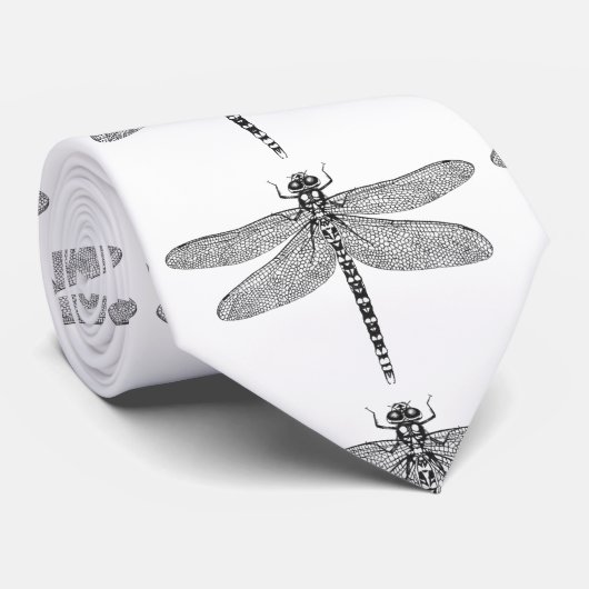 トンボの芸術 ネクタイ (ロール)