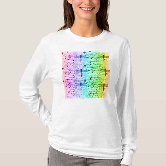 トンボの虹のワイシャツ Tシャツ (正面)