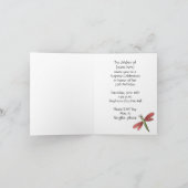 トンボの誕生日の招待状 招待状 (内部)