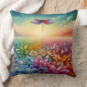 トンボの踊り クッション (ブランケット)