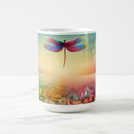 トンボの踊り –  コーヒーマグカップ