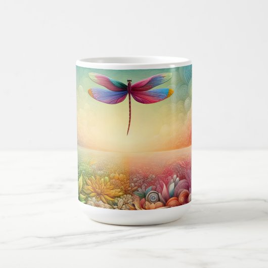 トンボの踊り –  コーヒーマグカップ (中央)