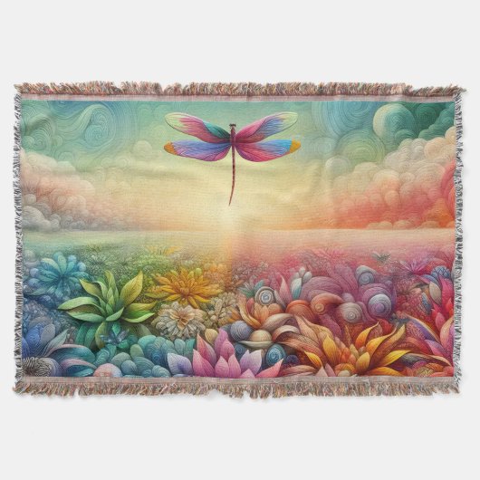 トンボの踊り スローブランケット (正面)