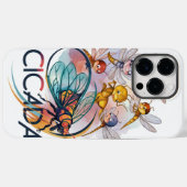 「トンボの踊り:セミ鮮やかダの構成」? Case-Mate iPhoneケース (裏面 (横))
