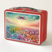 トンボの踊り メタルランチボックス (正面)