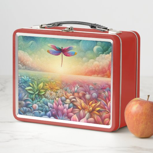 トンボの踊り メタルランチボックス (インサイチュ)