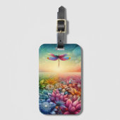 トンボの踊り –  ラゲッジタグ (正面縦)