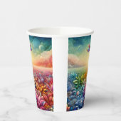 トンボの踊り 紙コップ (左)