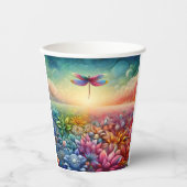 トンボの踊り 紙コップ (正面)