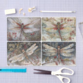 トンボの踊り 薄葉紙 (クラフト)