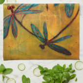 トンボの霞 キッチンタオル (折り畳み)