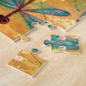 トンボの霞 ジグソーパズル (側面)