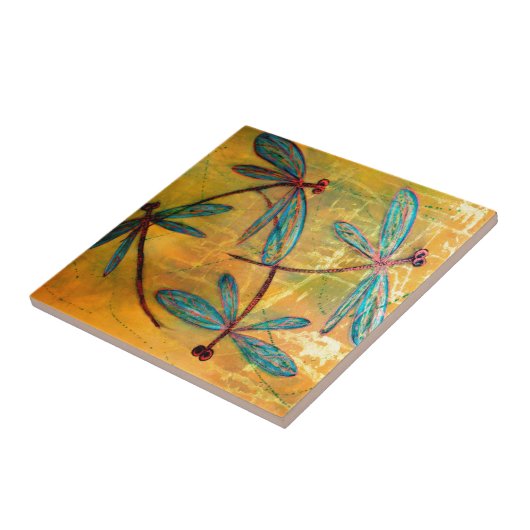 トンボの霞 タイル (側面)