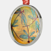トンボの霞 メタルオーナメント (左)