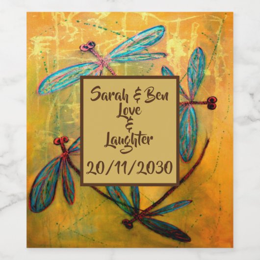 トンボの霞 ワインラベル (シングルラベル)