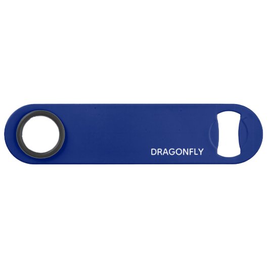 トンボの青い色名 スピード栓抜き (正面(横))