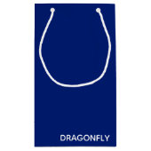 トンボの青い色名 スモールペーパーバッグ (裏面)