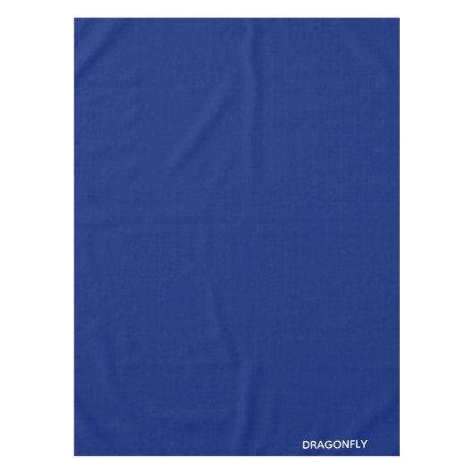 トンボの青い色名 テーブルクロス (正面)