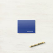 トンボの青い色名 ポストイット (デスク上)