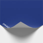 トンボの青い色名 ラッピングペーパー (角)