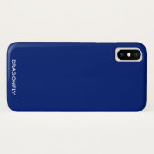 トンボの青い色名 Case-Mate iPhoneケース (裏面(横))
